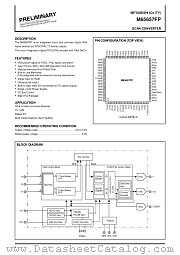 M65657FP datasheet pdf Mitsubishi Electric Corporation
