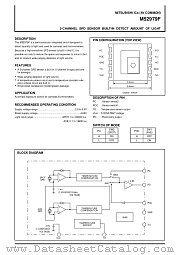 M52979F datasheet pdf Mitsubishi Electric Corporation