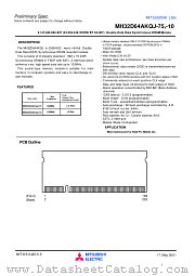 MH32D64AKQJ-10 datasheet pdf Mitsubishi Electric Corporation