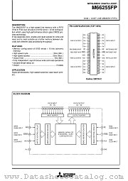 M66255FP datasheet pdf Mitsubishi Electric Corporation