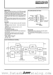 M66242P datasheet pdf Mitsubishi Electric Corporation