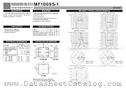 MF1009S-1 datasheet pdf Mitsubishi Electric Corporation