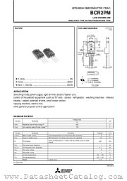 BCR2PM-8 datasheet pdf Mitsubishi Electric Corporation