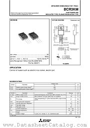 BCR3KM-12 datasheet pdf Mitsubishi Electric Corporation