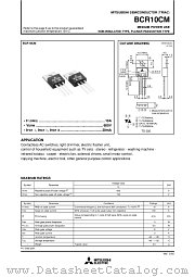 BCR10CM-12 datasheet pdf Mitsubishi Electric Corporation