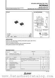 BCR5AS-8 datasheet pdf Mitsubishi Electric Corporation