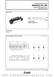 RM60SZ-6S datasheet pdf Mitsubishi Electric Corporation