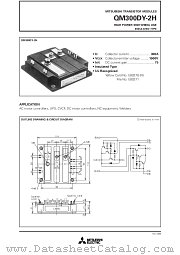 QM300DY-2H datasheet pdf Mitsubishi Electric Corporation