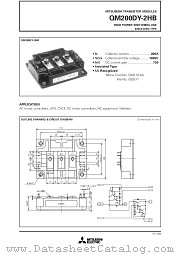 QM200DY-2HB datasheet pdf Mitsubishi Electric Corporation