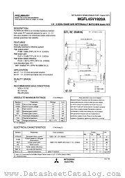 MGFL45V1920A datasheet pdf Mitsubishi Electric Corporation
