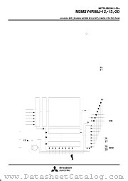 M5M5V4R08J-20 datasheet pdf Mitsubishi Electric Corporation