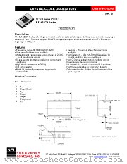 PJ-A3670 SERIES datasheet pdf NEL Frequency Controls
