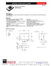 SJ-460 SERIES datasheet pdf NEL Frequency Controls