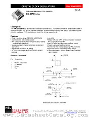 HA-2870 SERIES datasheet pdf NEL Frequency Controls