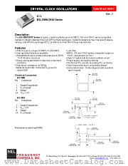 HS-2800 SERIES datasheet pdf NEL Frequency Controls