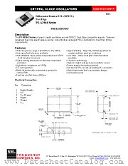 PJ-A2960 SERIES datasheet pdf NEL Frequency Controls
