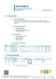 1PS79SB10 datasheet pdf NXP Semiconductors