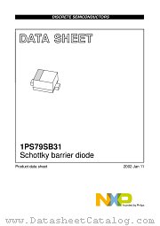 1PS79SB31 datasheet pdf NXP Semiconductors