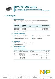 2PA1774RMB datasheet pdf NXP Semiconductors
