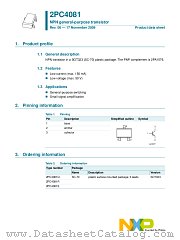 2PC4081R datasheet pdf NXP Semiconductors