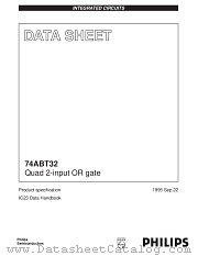 74ABT32N datasheet pdf NXP Semiconductors
