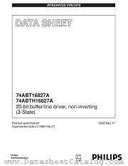 74ABT16827ADGG datasheet pdf NXP Semiconductors