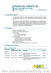 74AHCT132BQ datasheet pdf NXP Semiconductors