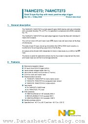 74AHCT273PW datasheet pdf NXP Semiconductors
