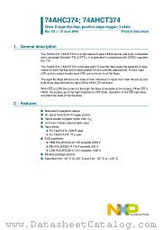74AHC374D datasheet pdf NXP Semiconductors