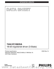 74ALVC16835ADGG datasheet pdf NXP Semiconductors
