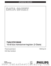 74ALVCH16646DGG datasheet pdf NXP Semiconductors