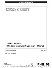 74ALVCH16841DGG datasheet pdf NXP Semiconductors
