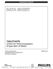 74ALVT16373DL datasheet pdf NXP Semiconductors