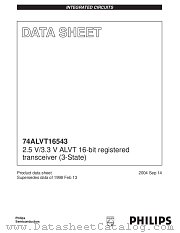 74ALVT16543DL datasheet pdf NXP Semiconductors