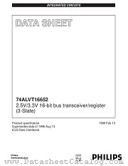 74ALVT16652DL datasheet pdf NXP Semiconductors