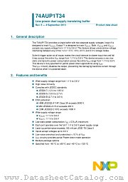 74AUP1T34GN datasheet pdf NXP Semiconductors