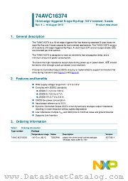 74AVC16374DGG datasheet pdf NXP Semiconductors