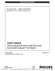 74AVC16835ADGG datasheet pdf NXP Semiconductors
