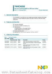 74HC4050N datasheet pdf NXP Semiconductors