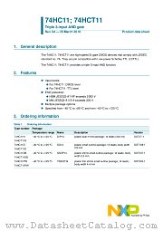 74HCT11DB datasheet pdf NXP Semiconductors
