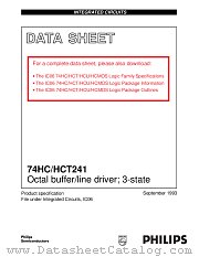 74HCT241PW datasheet pdf NXP Semiconductors