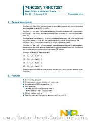 74HCT257D datasheet pdf NXP Semiconductors