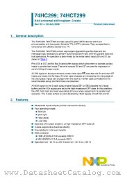 74HC299DB datasheet pdf NXP Semiconductors