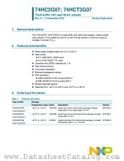 74HCT3G07DC datasheet pdf NXP Semiconductors