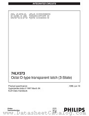 74LV373DB datasheet pdf NXP Semiconductors