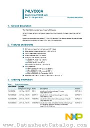 74LVC00ABQ datasheet pdf NXP Semiconductors