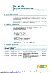 74LVC06ABQ datasheet pdf NXP Semiconductors