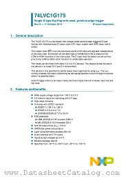 74LVC1G175GM datasheet pdf NXP Semiconductors