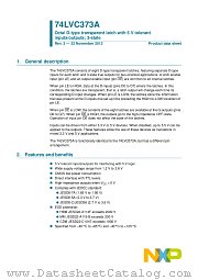 74LVC373ADB datasheet pdf NXP Semiconductors