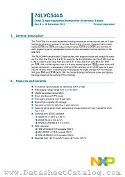 74LVC544APW datasheet pdf NXP Semiconductors